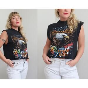 1990's Vintage Wisconsin State Fair Sleeveless T-shirt Women's MD LG XL Men's LG